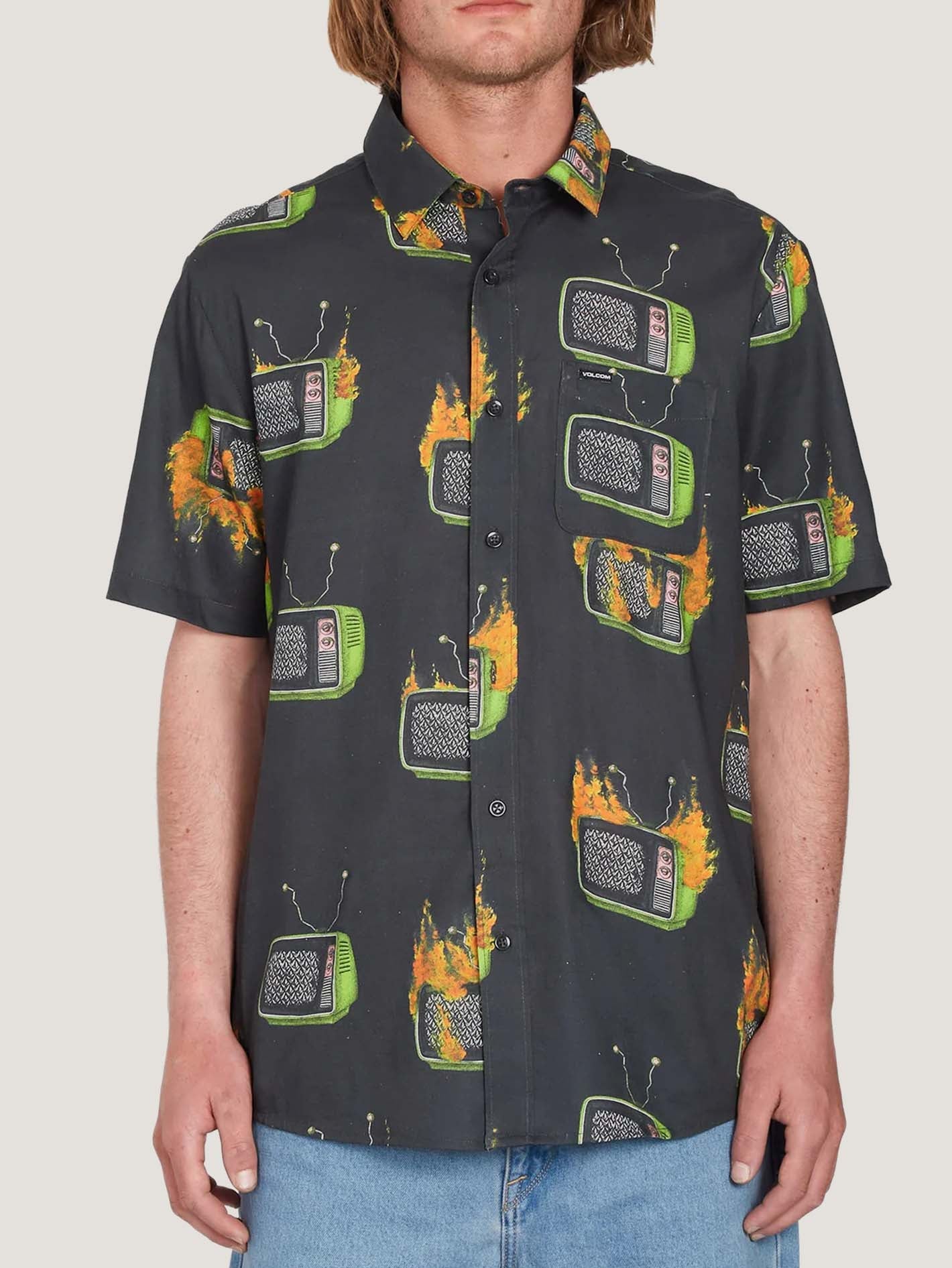 CAMISA M/C VOLCOM HOMBRE FA J HAGER WOVEN SS - Image 3