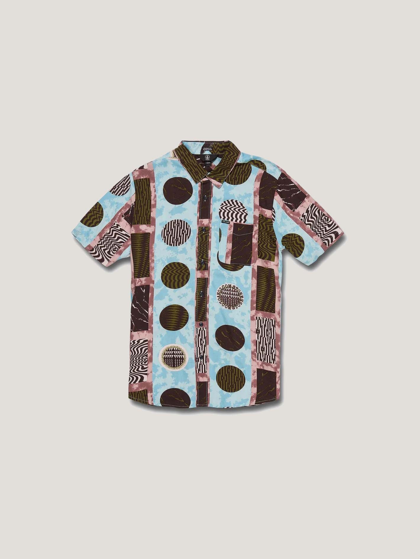 CAMISA M/C VOLCOM HOMBRE STONE PEGS SS