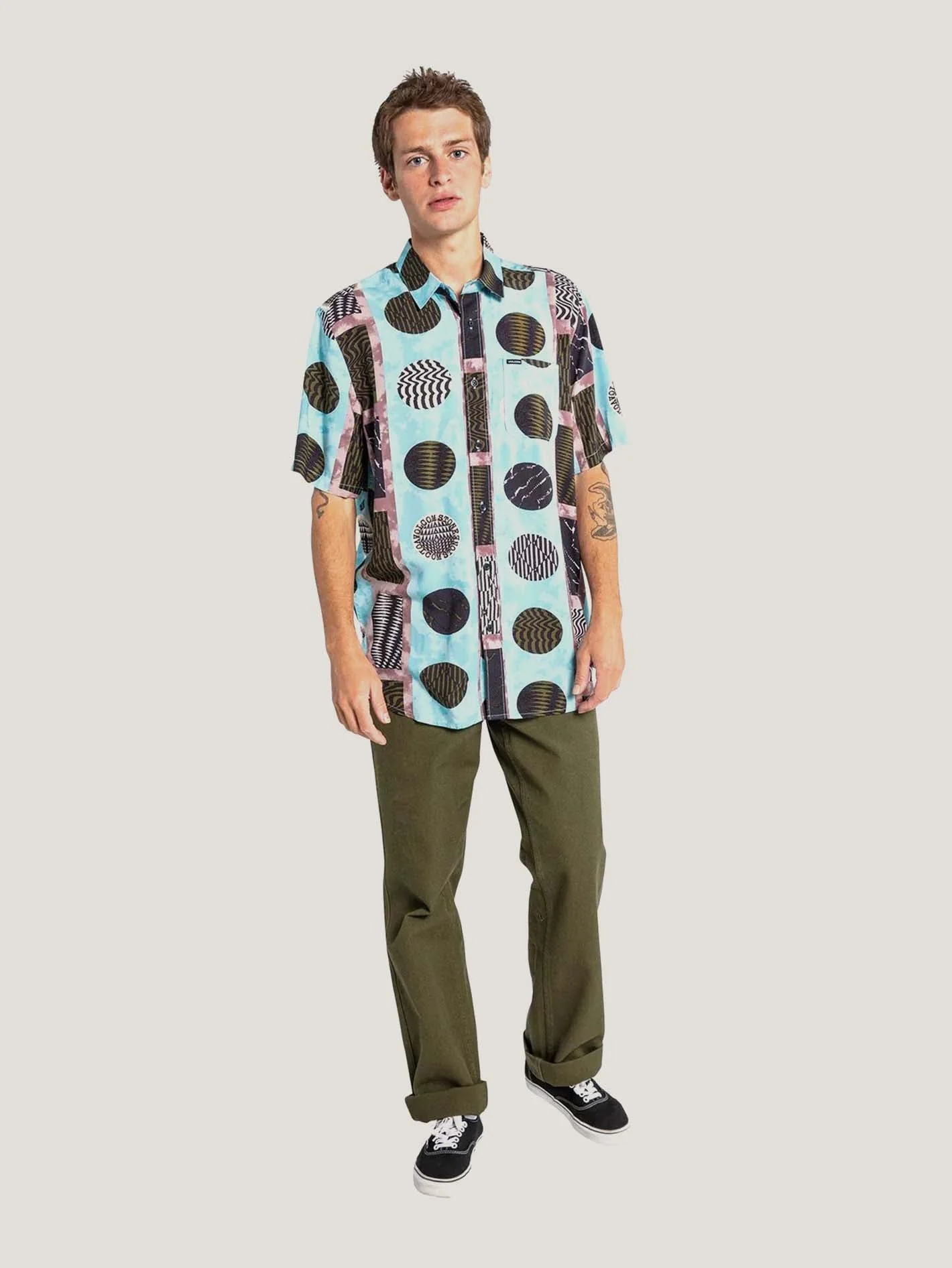 CAMISA M/C VOLCOM HOMBRE STONE PEGS SS - Image 3
