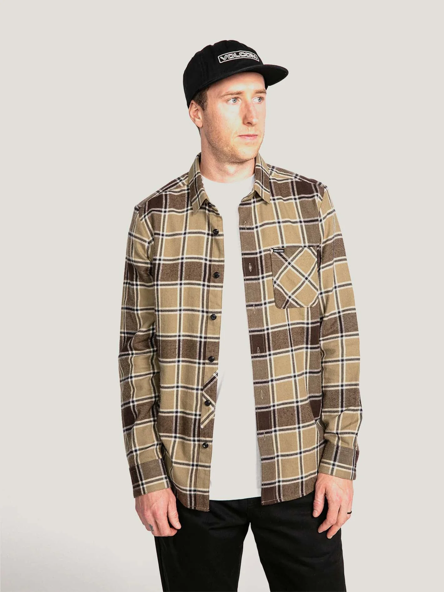 CAMISA M/L VOLCOM HOMBRE CADEN PLAID LS - Image 3