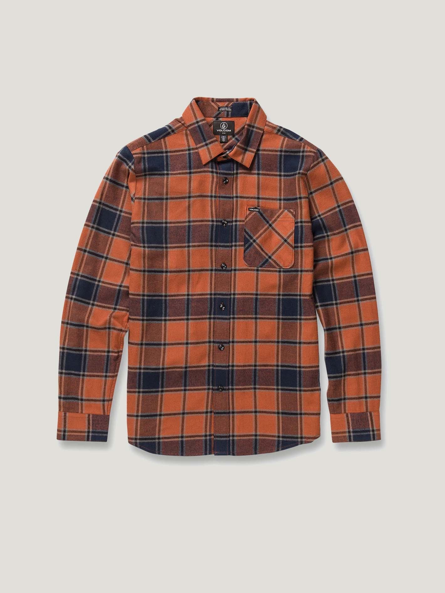 CAMISA M/L VOLCOM HOMBRE CADEN PLAID LS - Image 7
