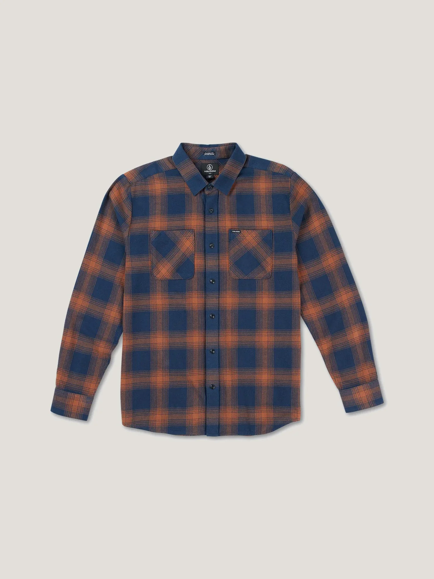 CAMISA M/L VOLCOM HOMBRE NETASTONE FLANNEL LS