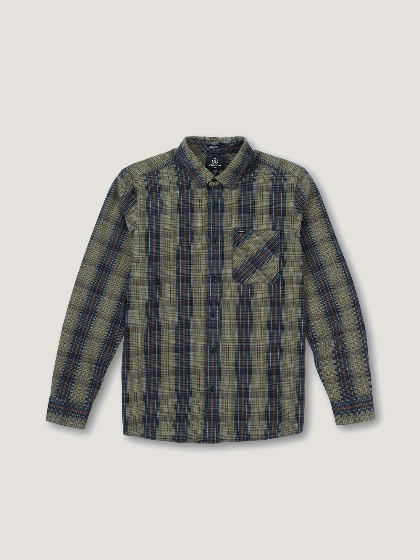 CAMISA M/L VOLCOM HOMBRE HEAVY TWILLS FLANNEL LS
