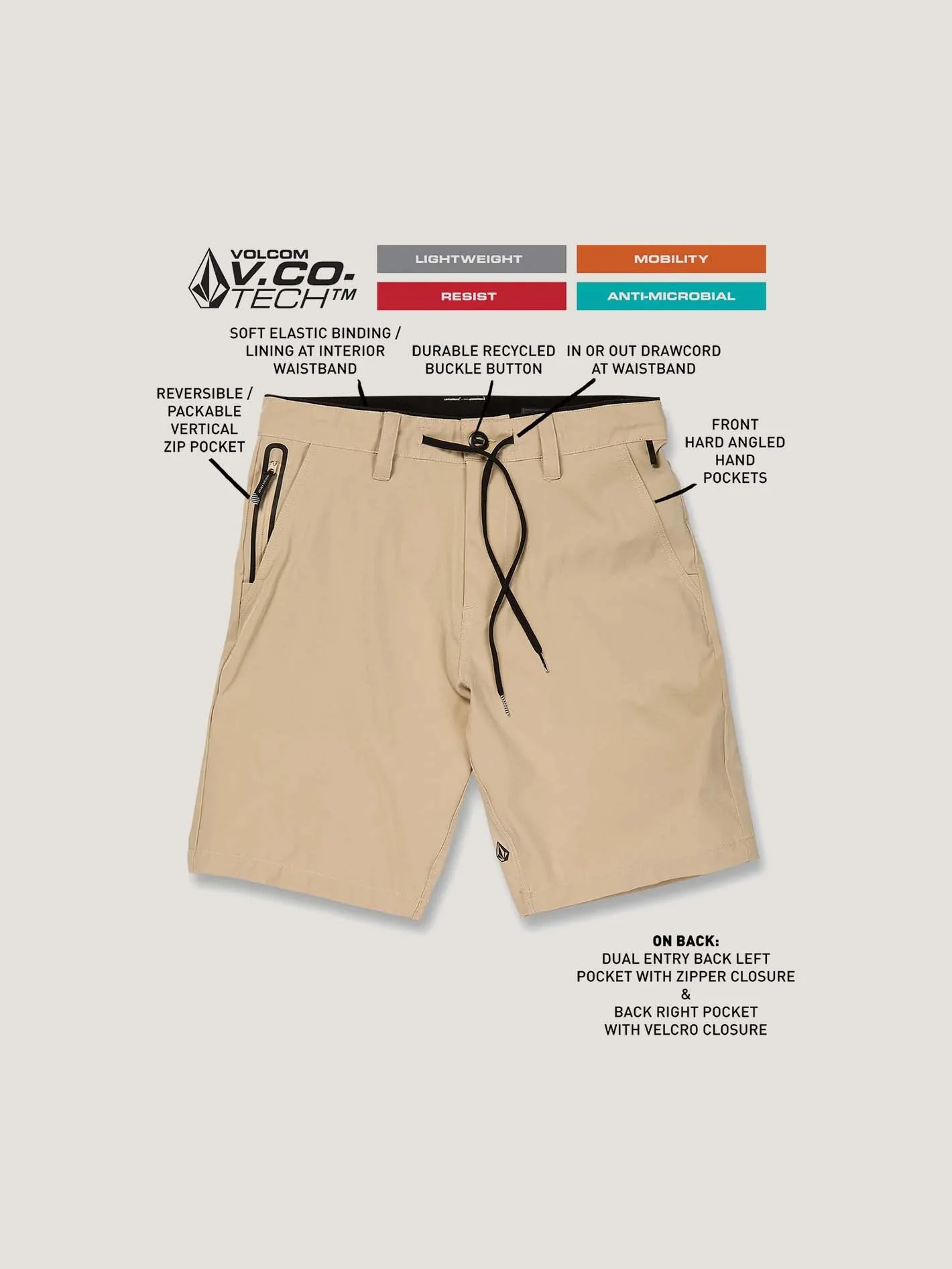 SHORT VOLCOM HOMBRE VEECO TRANSIT 20 - Image 3