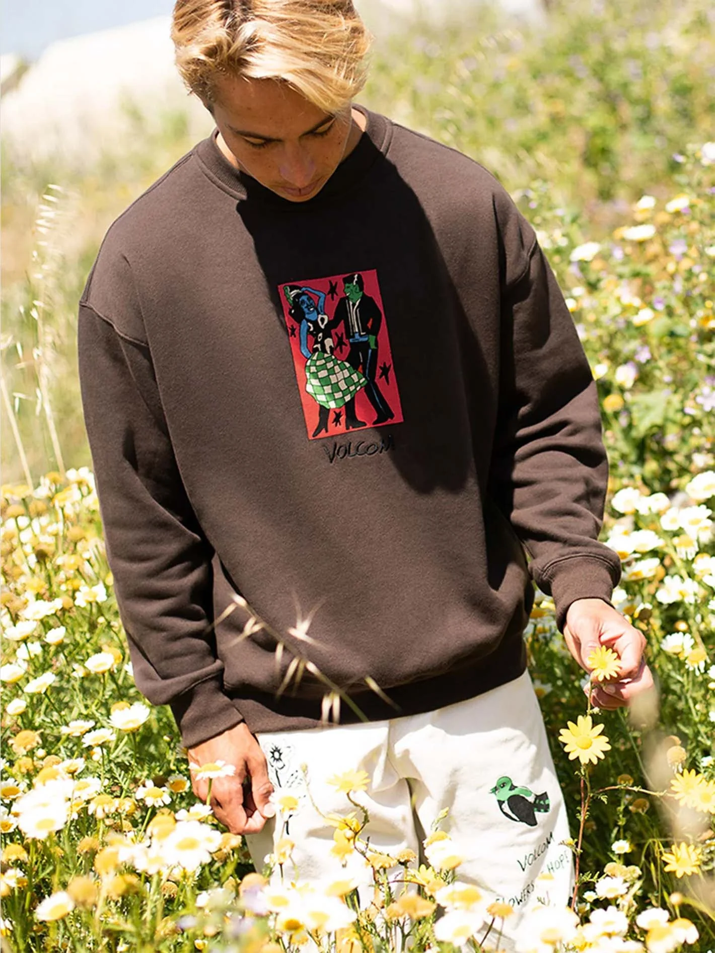 SWEATER S/CIERRE VOLCOM HOMBRE FA BOB MOLLEMA CREW - Image 4