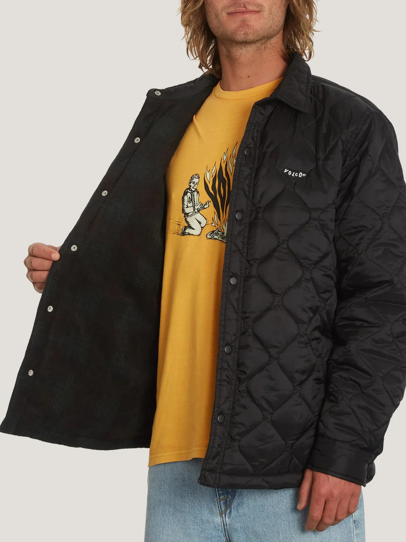 CASACA VOLCOM HOMBRE BOWERED PLUS FLEECE LS - Image 4