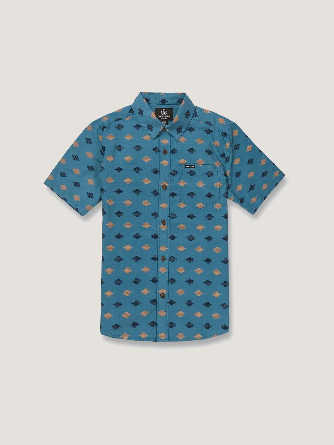 CAMISA M/C VOLCOM NIÑO STACKSTONE SS
