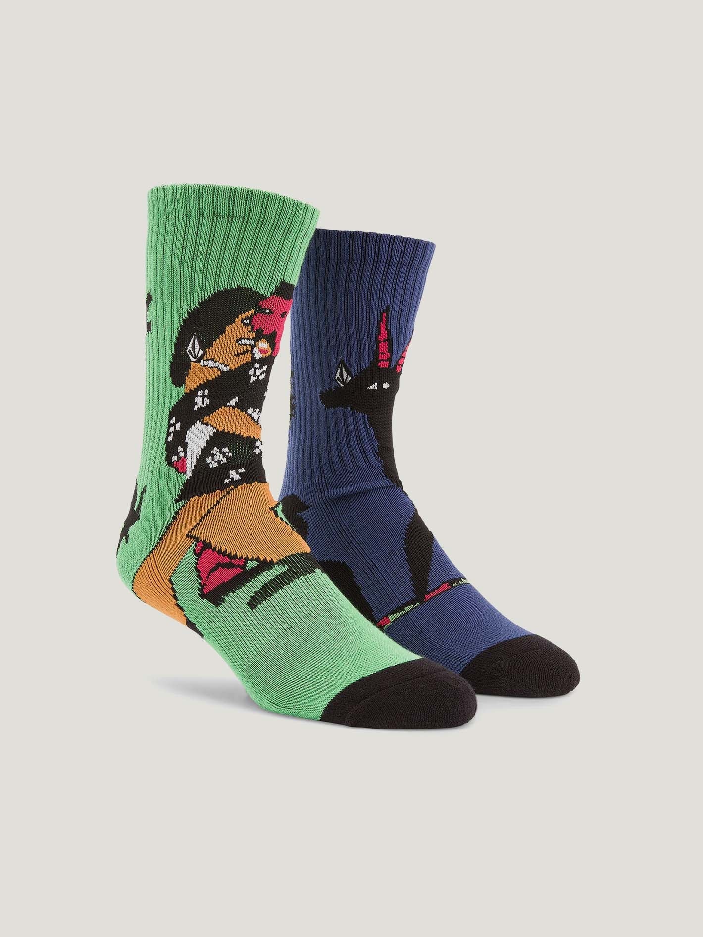 MEDIA VOLCOM HOMBRE FA BOB MOLLEMA SOCK 4PC - Image 4