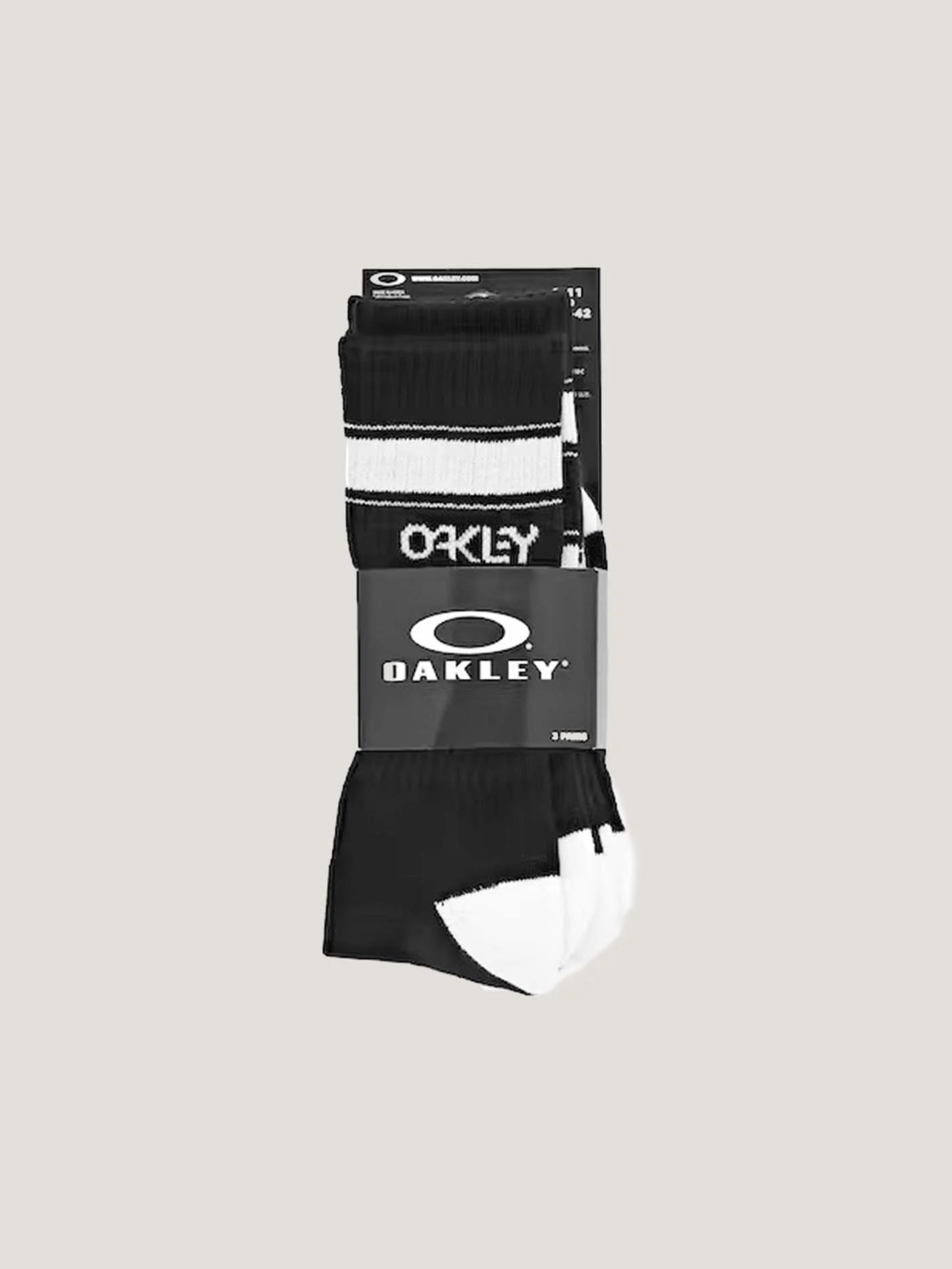 MEDIA OAKLEY HOMBRE B1B ICON SOCKS (3 PCS) - Image 2