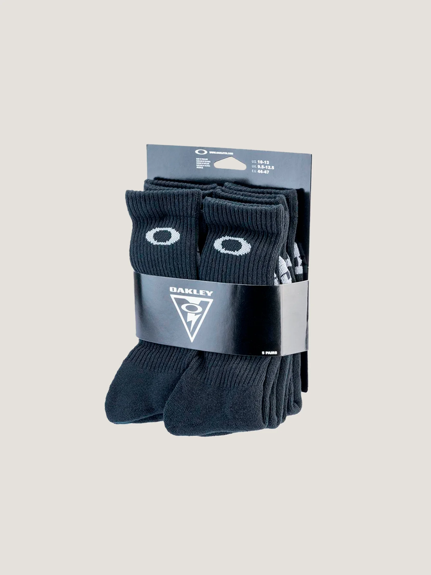 MEDIA OAKLEY 5-PACK CREW SOCKS - Image 2