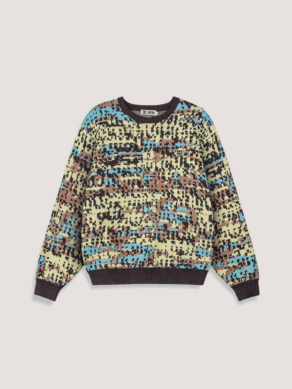 SWEATER S/CIERRE DC SHOES HOMBRE THE SWARM DC SHOES X GRIMEY KNIT SWEATER
