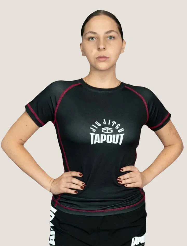 POLO LICRA MUJER TAPOUT MUJER RASHGUARD MC CAPPO JJ - DAMA