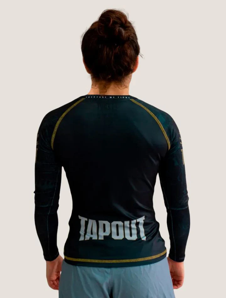 POLO LICRA MUJER TAPOUT MUJER RASHGUARD M/L PROUDLY BJJ - DAMA - Image 2