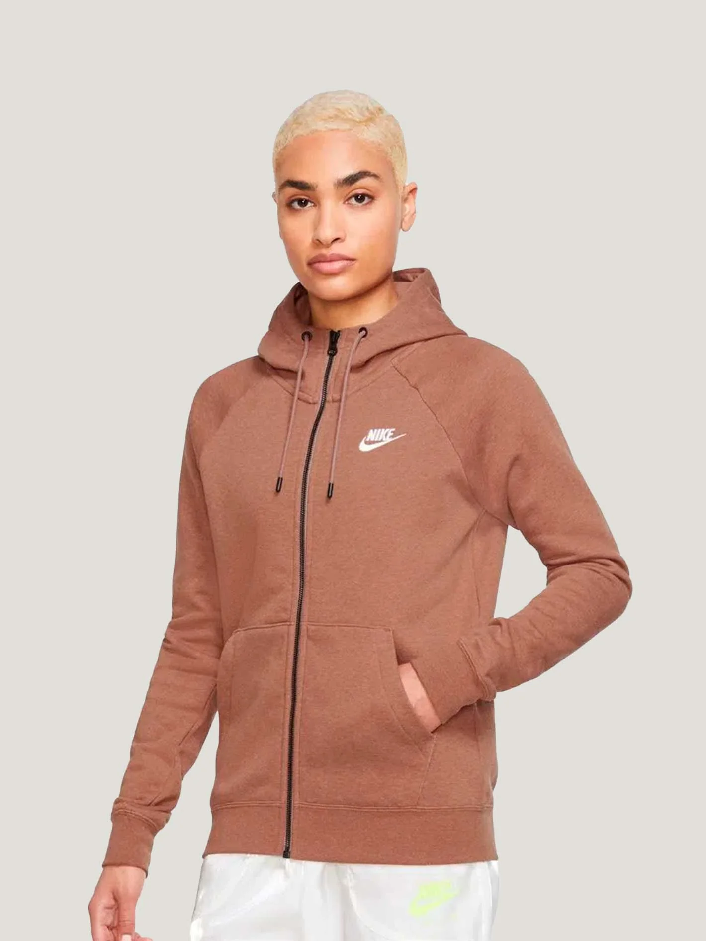 SWEATER C/CIERRE NIKE MUJER W NSW ESSNTL FLC FZ HOODIE - Image 4