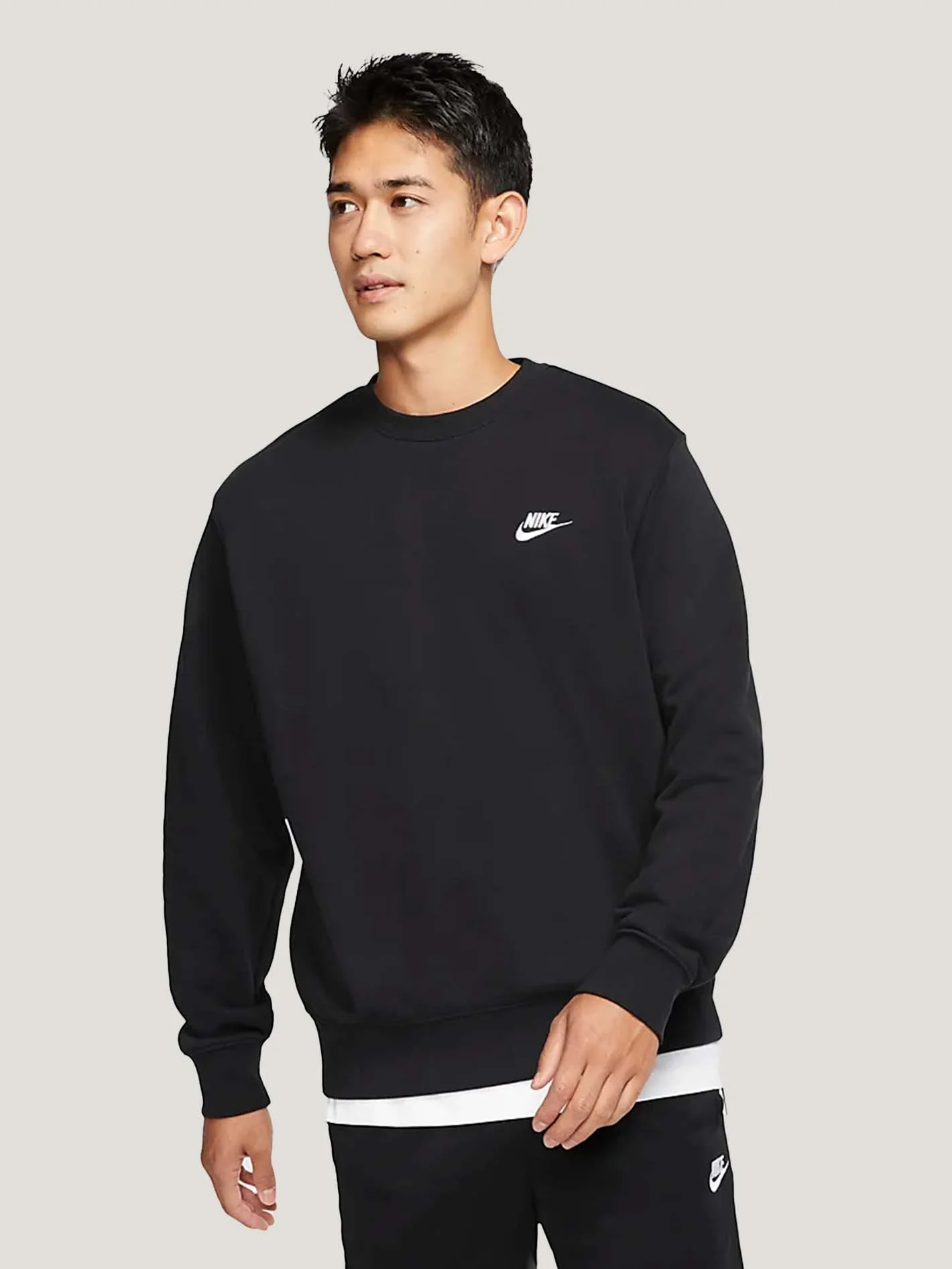 SWEATER S/CIERRE NIKE HOMBRE M NSW CLUB CRW FT - Image 6