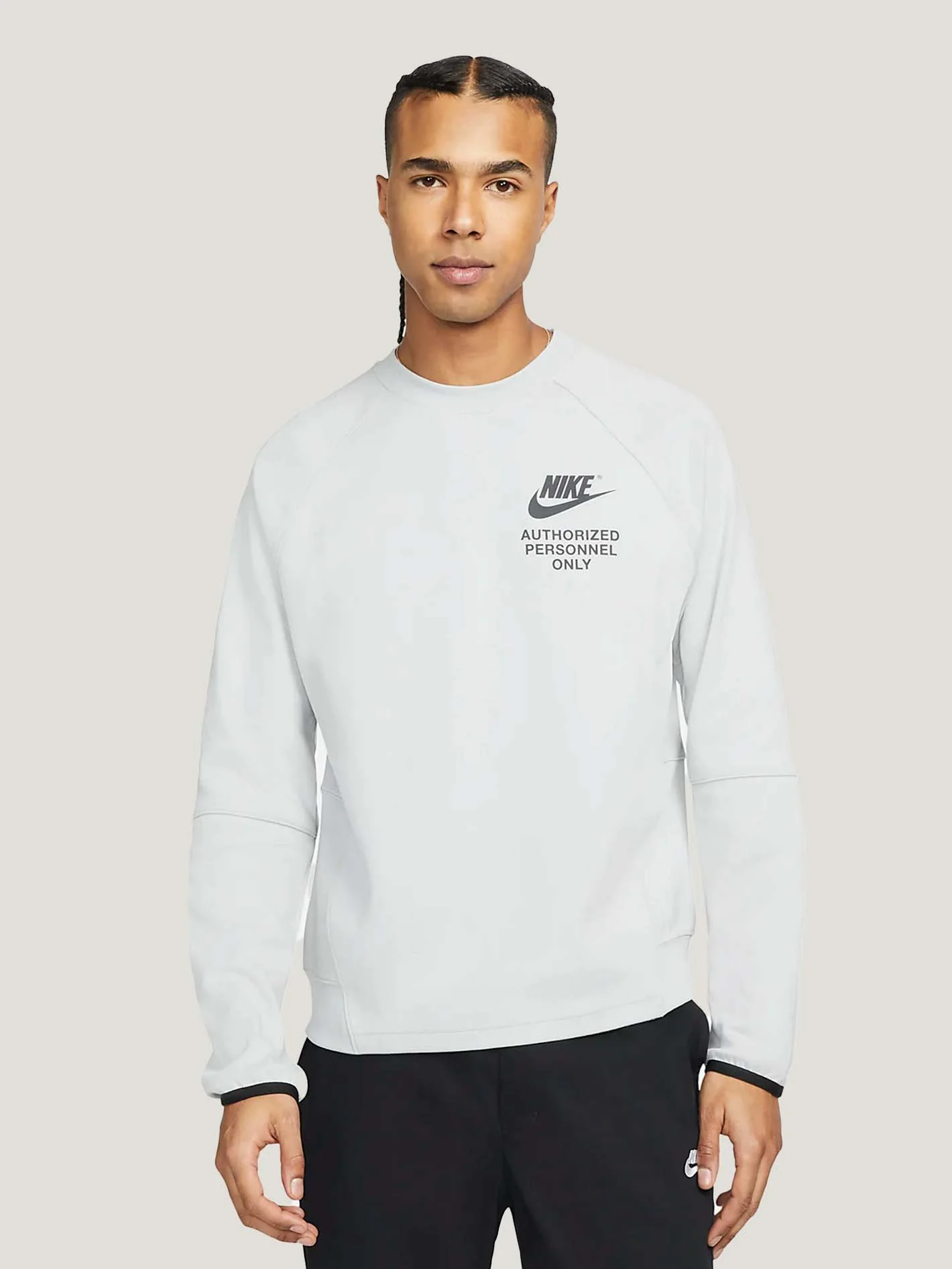 SWEATER S/CIERRE NIKE HOMBRE M NSW FLC CREW GX AP - Image 2