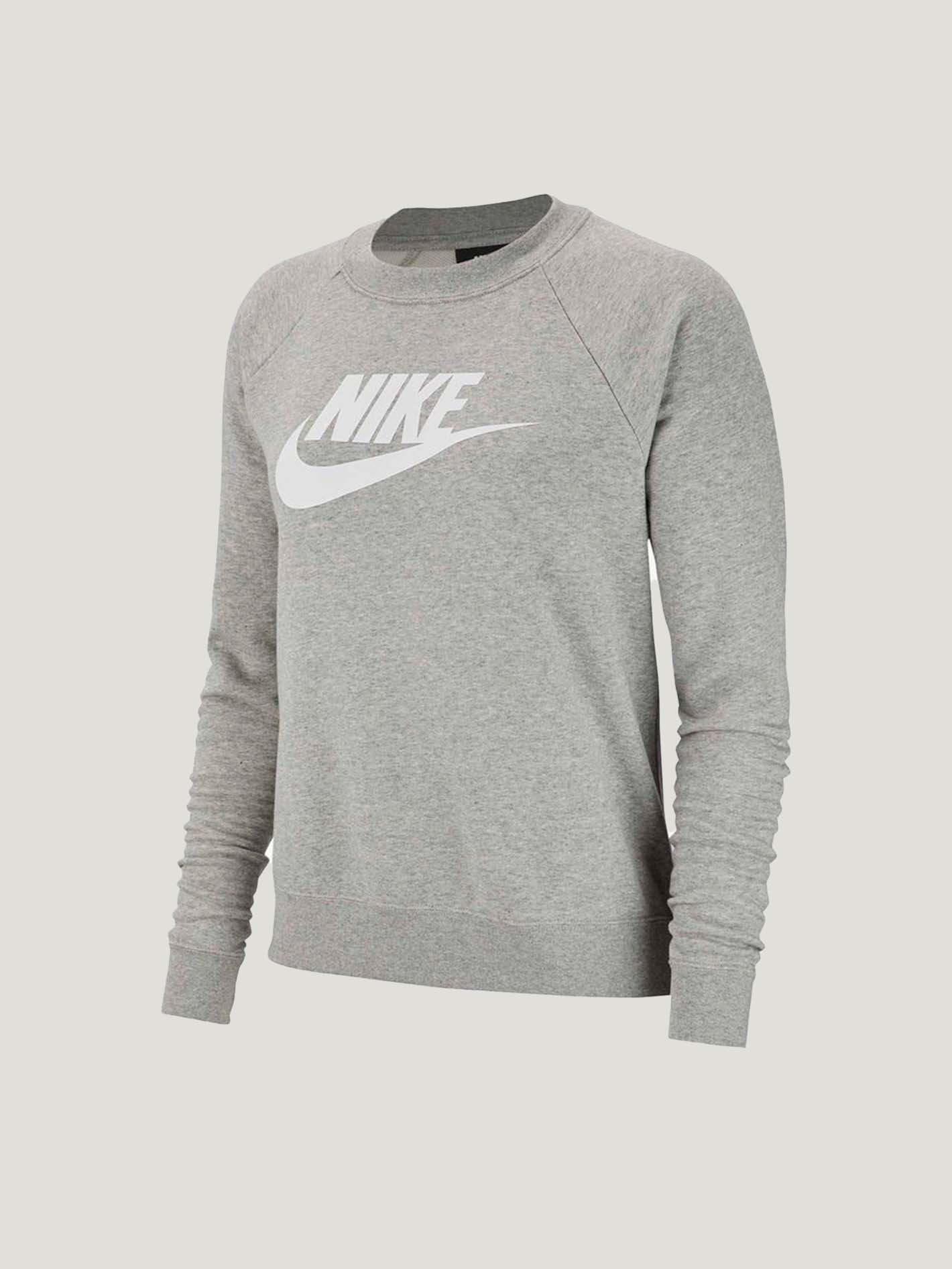 SWEATER S/CIERRE NIKE MUJER W NSW ESSNTL FLC GX CREW