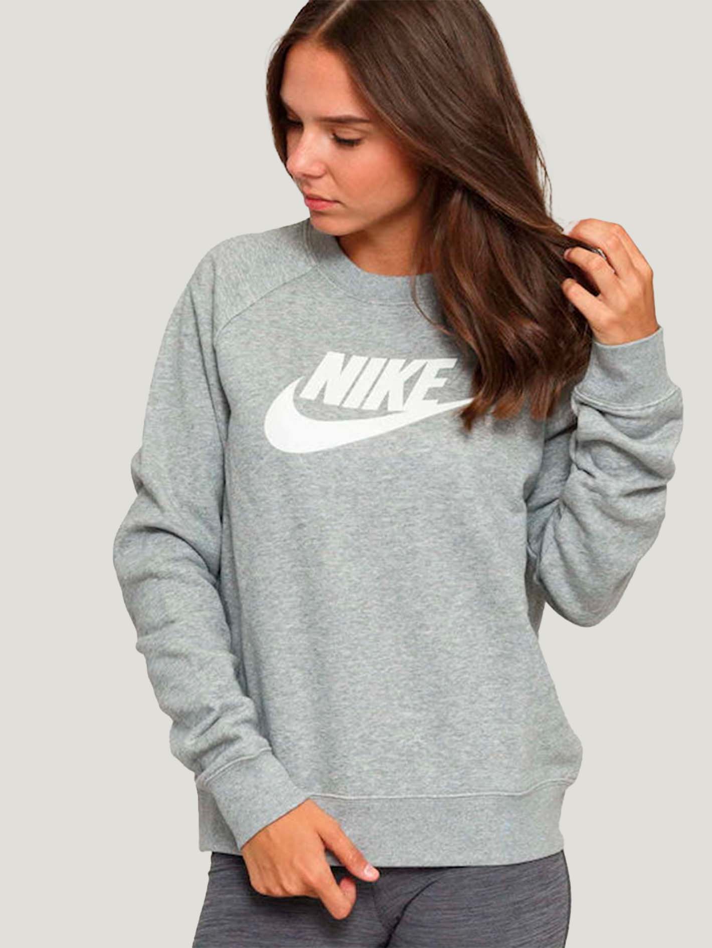 SWEATER S/CIERRE NIKE MUJER W NSW ESSNTL FLC GX CREW - Image 2